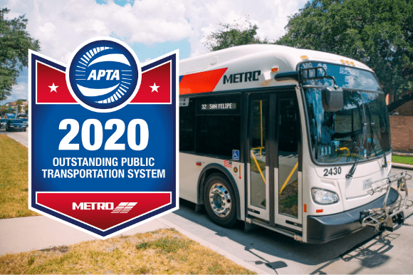 METRO Named Outstanding Public Transportation System of the Year