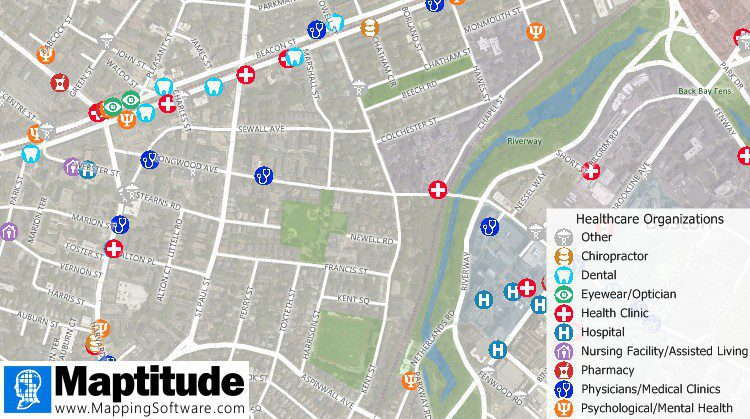 2020 Hospital & Healthcare Provider Organization Data as KML, GeoJSON, Shapefile