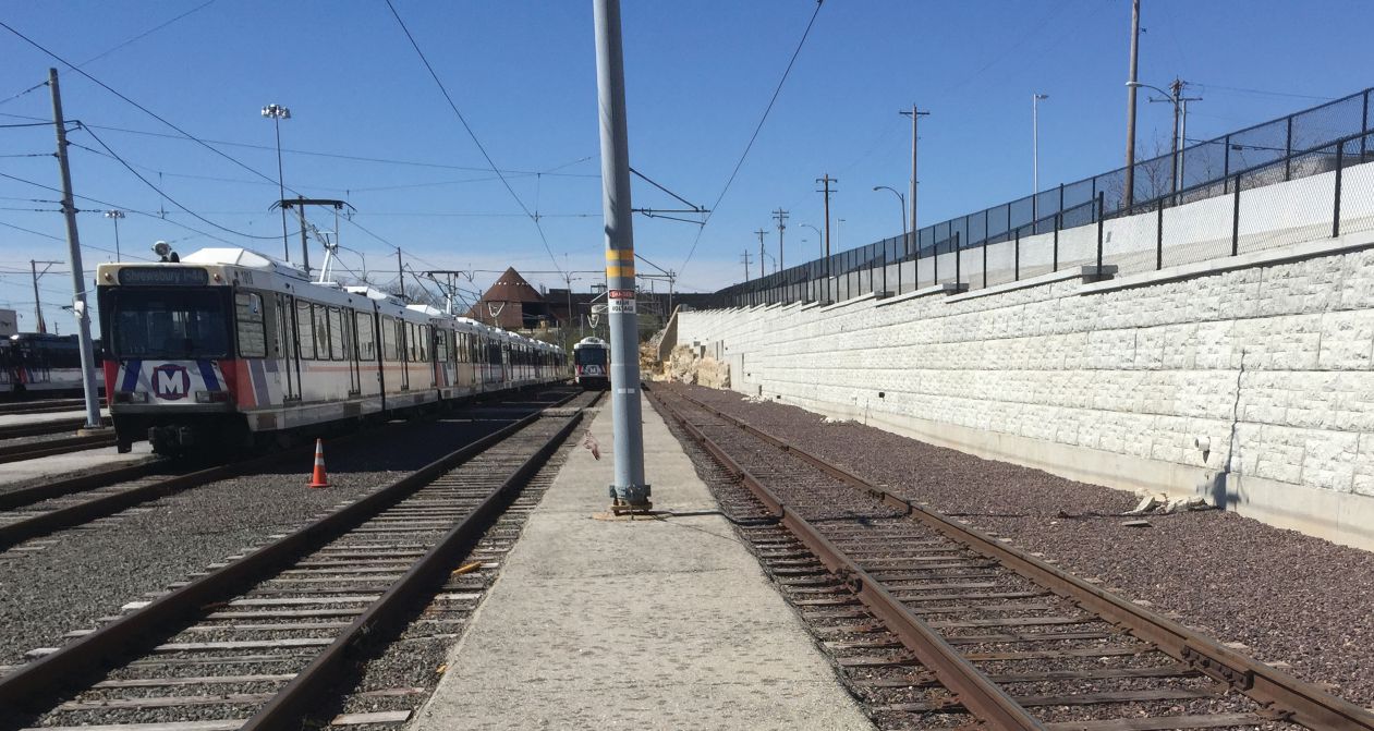 All Aboard the St. Louis MetroLink: Big Block, Hollow Core Retaining Wall System Protects Trains in Beautiful New Digs