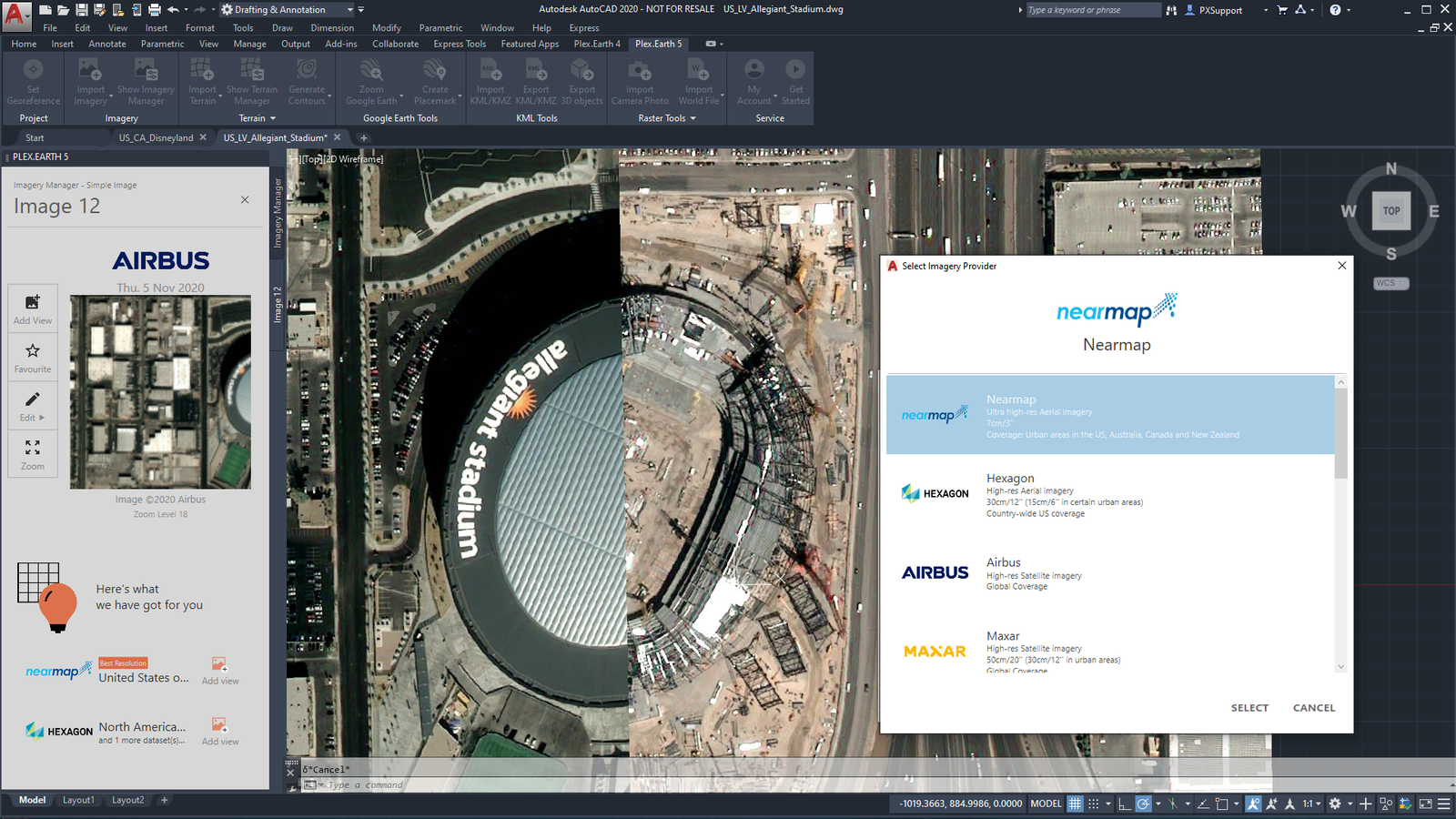 New Satellite & Aerial Imagery Platform launched by Plexscape during Autodesk University Conference
