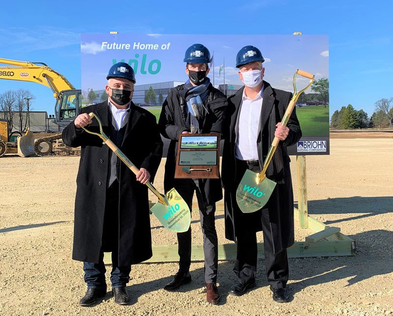 WILO USA LLC Announces Official Groundbreaking for New Headquarters and Production Site in Cedarburg