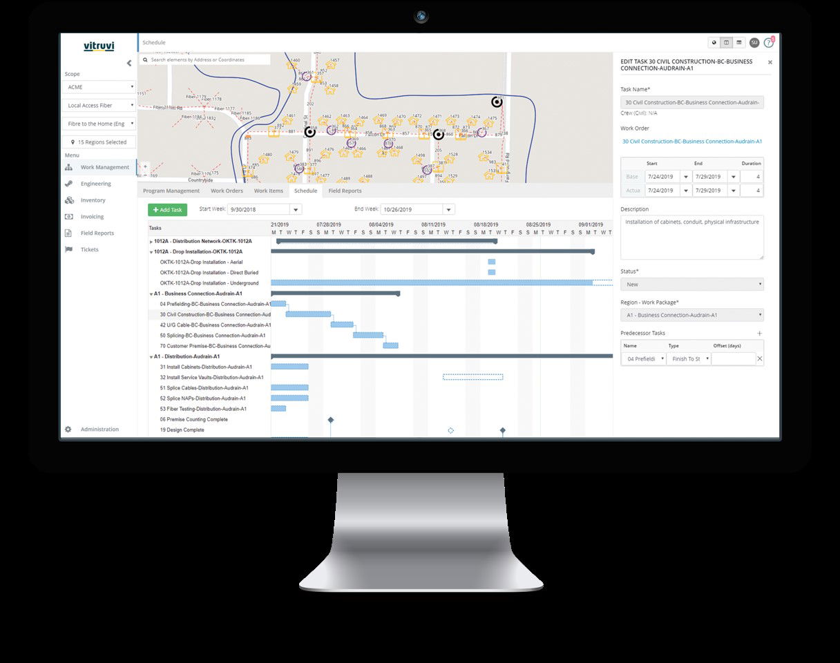 VITRUVI™ TELECOM CONSTRUCTION SOFTWARE TO SUPPORT COMMSCOPE NETWORK CONSTRUCTION