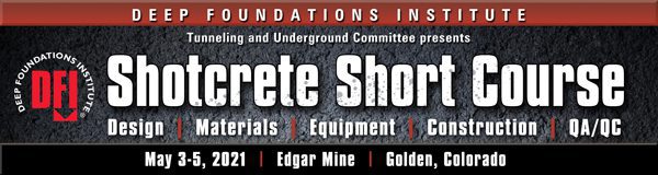 Registration Open for DFI Shotcrete Short Course May 3-5 in Colorado