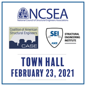 ASCE Structural Engineering Institute Announces Joint Virtual CASE, NCSEA & SEI Town Hall Event
