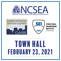 ASCE Structural Engineering Institute Announces Joint Virtual CASE, NCSEA & SEI Town Hall Event