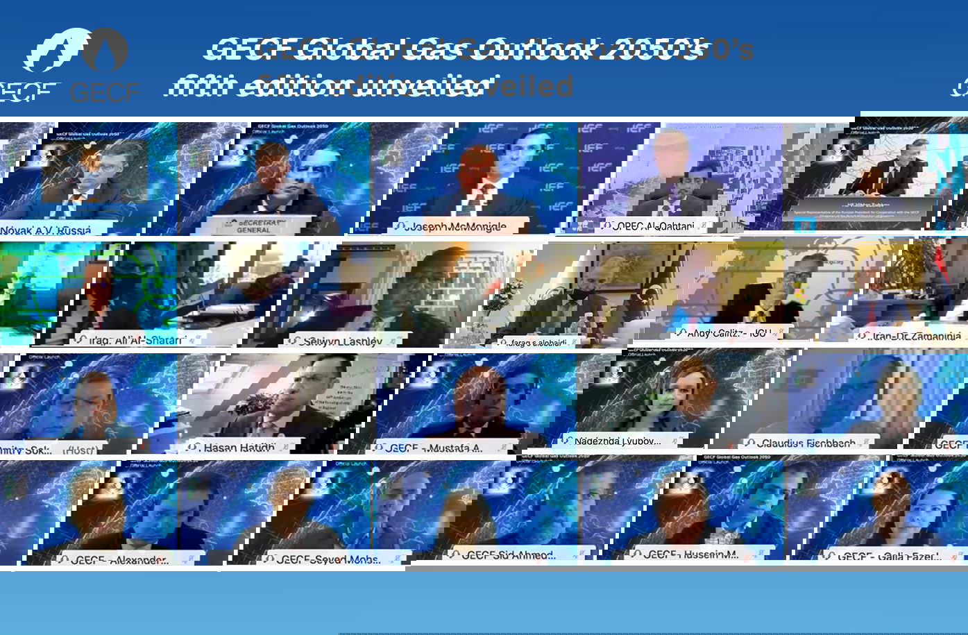 GECF Global Gas Outlook 2050’s fifth edition unveiled