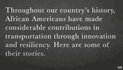 Video: AASHTO Presents African American Pioneers in Transportation