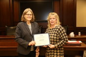 Thurman recognized by AASHTO for 25 years of service