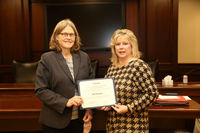 Thurman recognized by AASHTO for 25 years of service