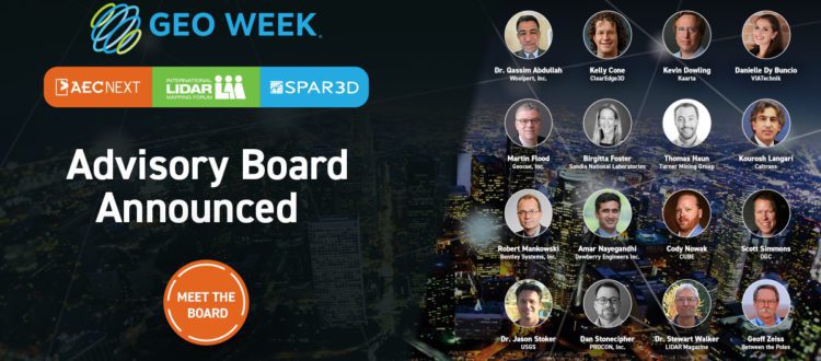 Announcing the Geo Week Advisory Board