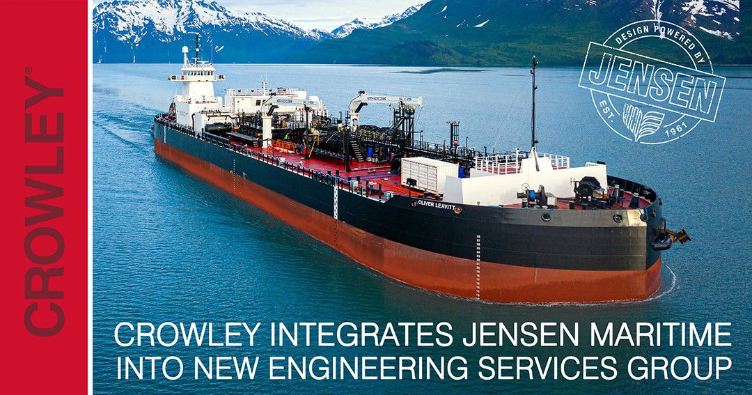 Crowley Integrates Jensen Maritime into New Engineering Services Group