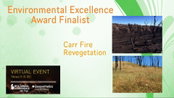 IECA Awards: Environmental Excellence Finalist: Carr Fire Revegetation