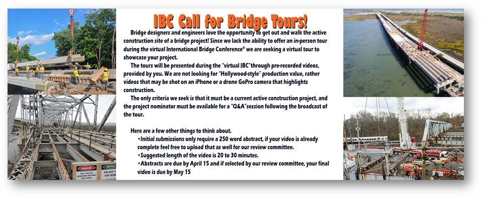 38th Annual International Bridge Conference: Call for Bridge Tours