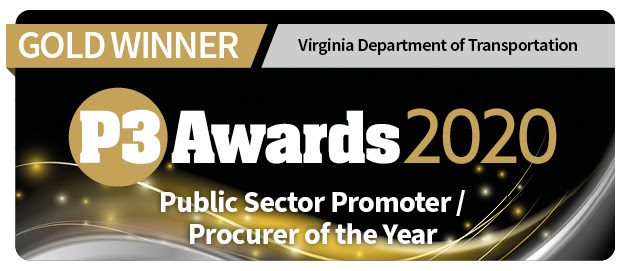VDOT Receives International Award for Public-Private Partnerships