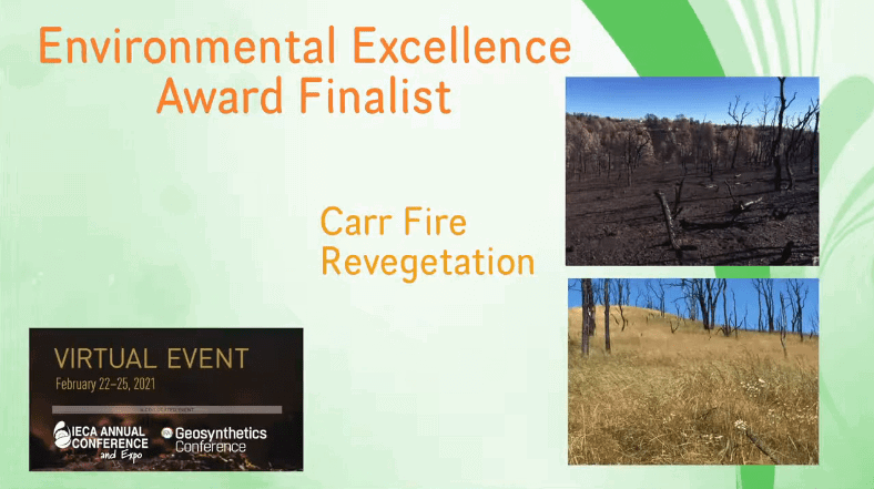 Environmental Excellence Finalist: Carr Fire Revegetation