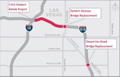 NDOT Awards $39 Million I-515 Viaduct Rehab Project in Downtown Las Vegas