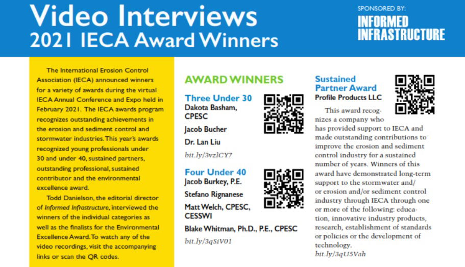 Video Interviews: 2021 IECA  Award Winners