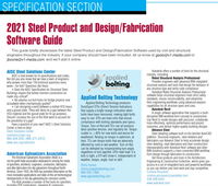 Specification Guide: 2021 Steel Product and Design/Fabrication Software Guide