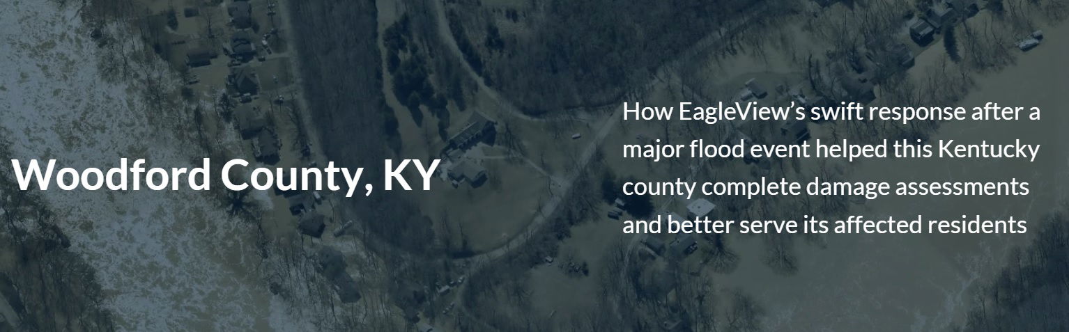 How Woodford County, KY completed flood damage assessments with aerial imagery