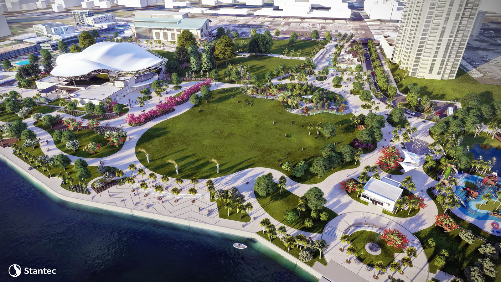 Stantec completes designs for urban waterfront park in downtown Clearwater, Florida