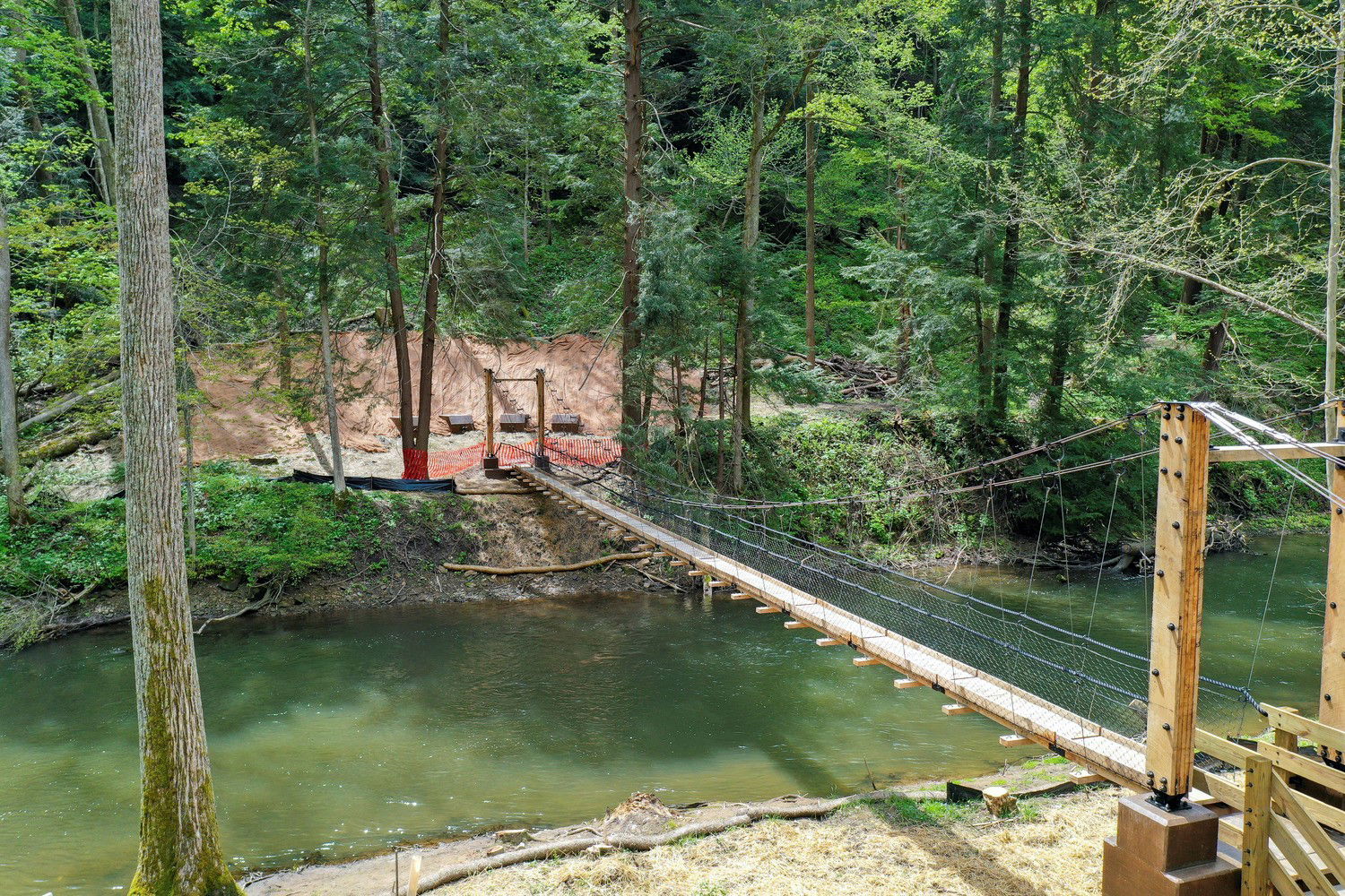 Ribbon-Cutting for Mohican State Park Cable Pedestrian Bridge Held Today