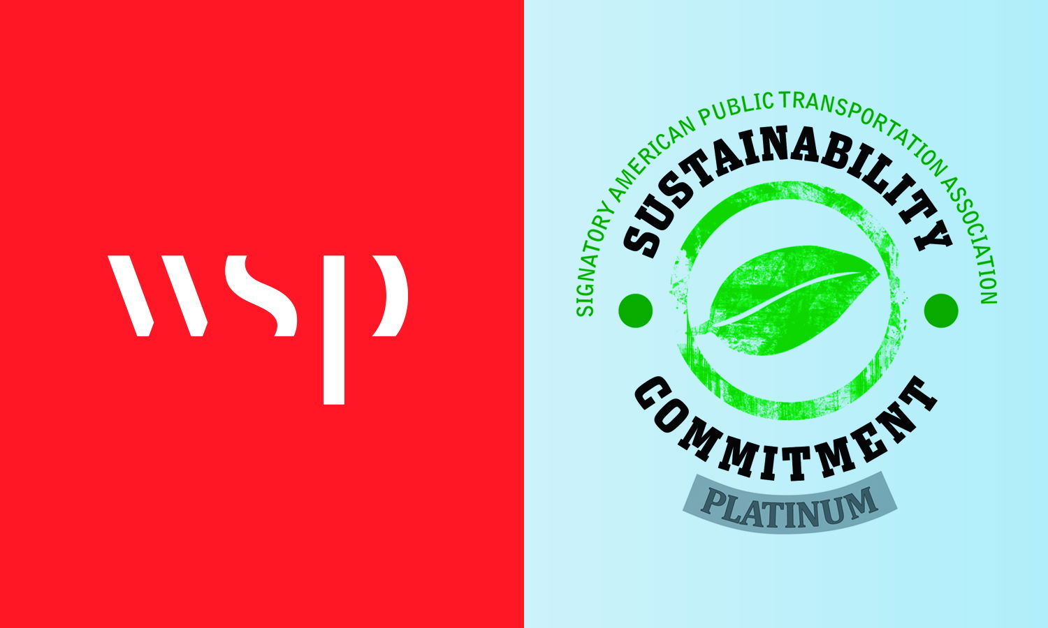 WSP USA Earns APTA’s Highest Recognition for Sustainability Commitment