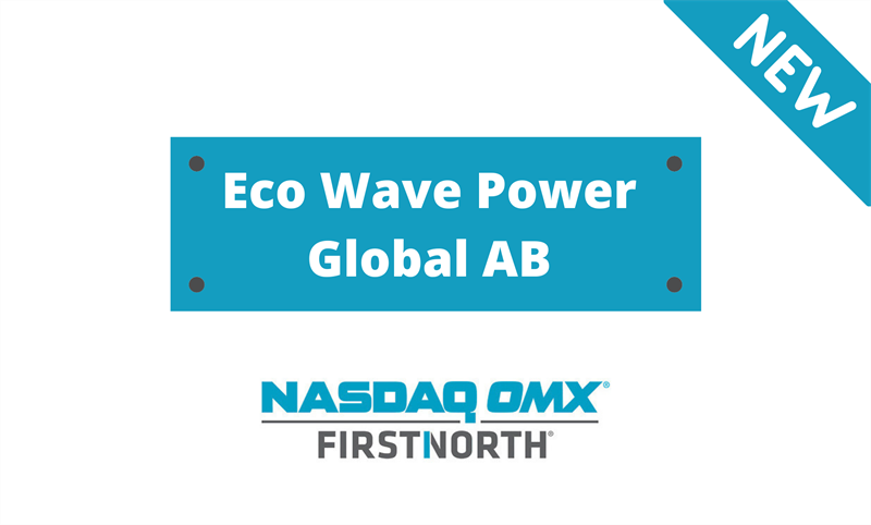 EWPG Holding AB Announces Name Change to “Eco Wave Power Global AB”