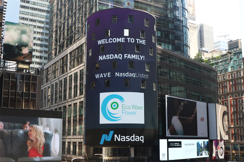 Eco Wave Power Global AB (publ) Announces Closing of $9.2 Million Public Offering, which Includes Full Exercise of the Underwriter’s Over-Allotment Option, and Nasdaq Listing