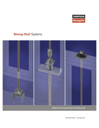 Simpson Strong-Tie Publishes Strong-Rod Design Guide for Engineering Mid-Rise Buildings to Resist Seismic and High-Wind Forces
