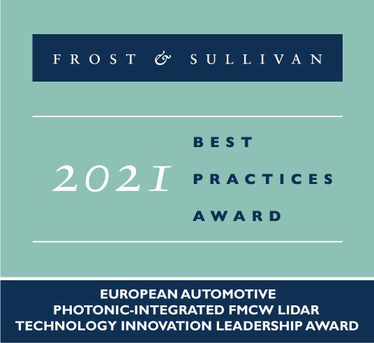 Scantinel Photonics Receives the 2021 Best Practices Technology Innovation Leadership Award from Frost & Sullivan