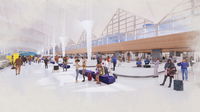 Phase 2 of Denver International Airport Great Hall Completion Project begins construction