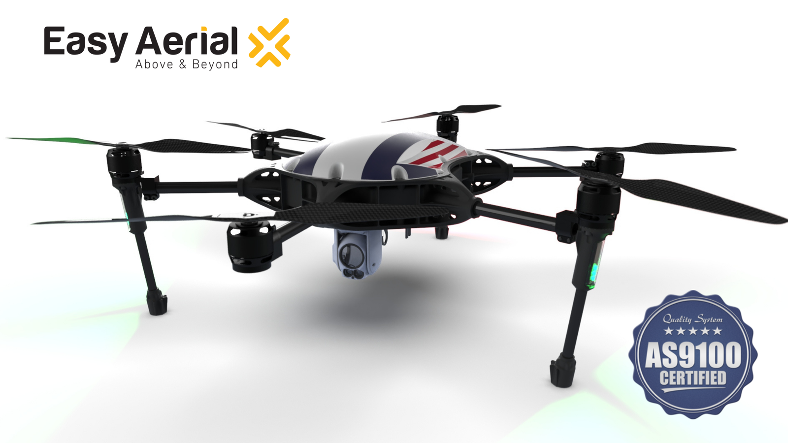 Easy Aerial Achieves AS9100 Certification for Aerospace and Defense