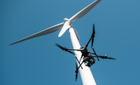 Sulzer Schmid and ENERTRAG Betrieb improve wind turbine blade inspections with new drone-based lightning protection system testing solution