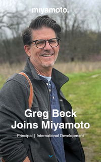 Greg Beck Joins Miyamoto