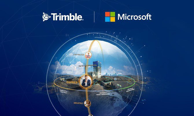 Trimble and Microsoft partner to drive digital transformation across industries