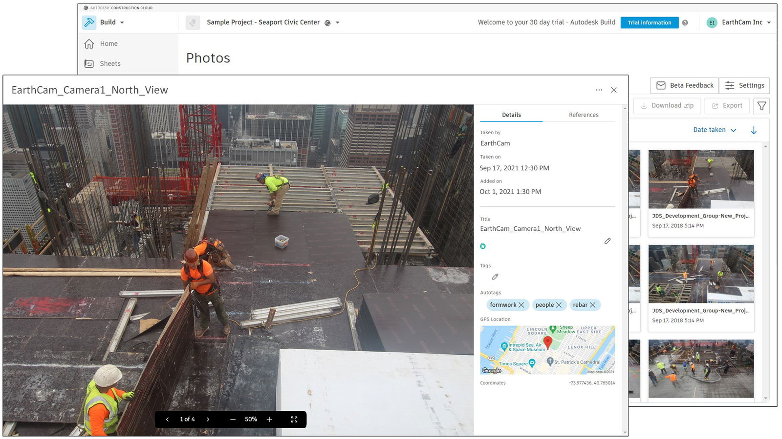 EarthCam Builds On its Connectivity with Autodesk Construction Cloud