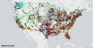 US energy infrastructure mapped by Baker Institute