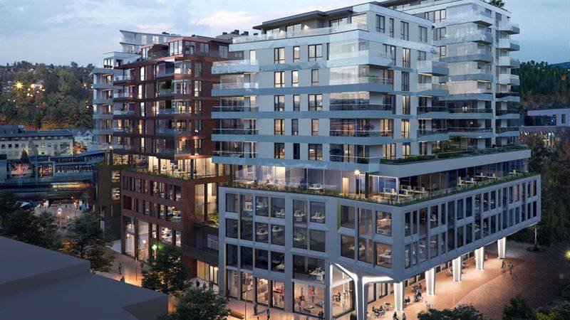 Skanska builds mixed-use building in Sandvika, Norway, for NOK 965M, about SEK 960M