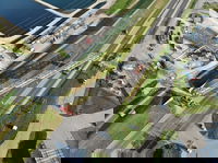 Pipe racks installed with minimized disruption