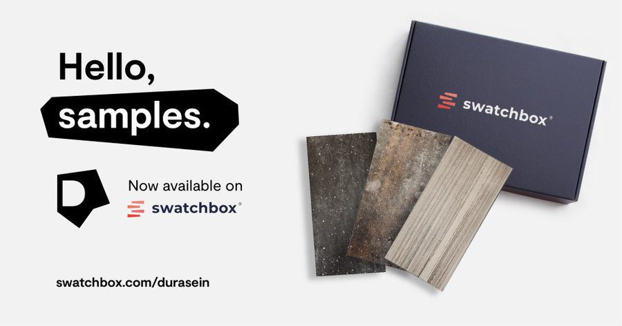 Durasein and Swatchbox Partner to Deliver Premium Sample Experience to Designers and Architects