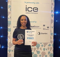 Graduate Abi wins top award for her efforts to increase diversity and representation in engineering