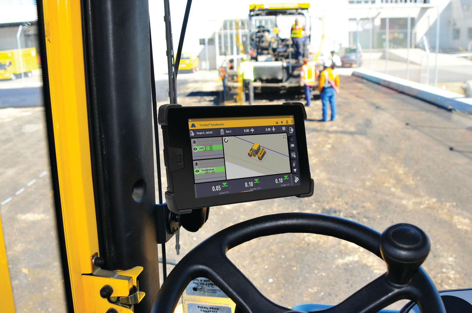 Trimble Introduces Next Generation 3D Paving Control System for Asphalt Compactors