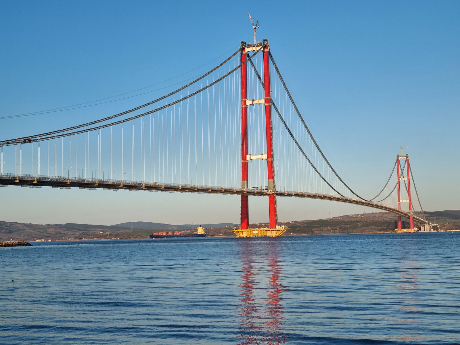 The World’s Longest Suspension Bridge Opens for Traffic