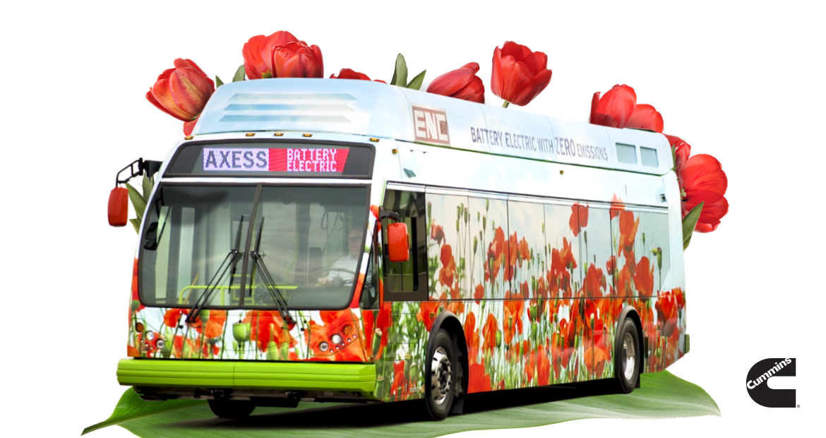 Cummins and ElDorado National (California) collaborate on ENC®’s Axess® Battery Electric Bus