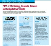 2022 AEC Technology, Products, Services and Design Software Guide