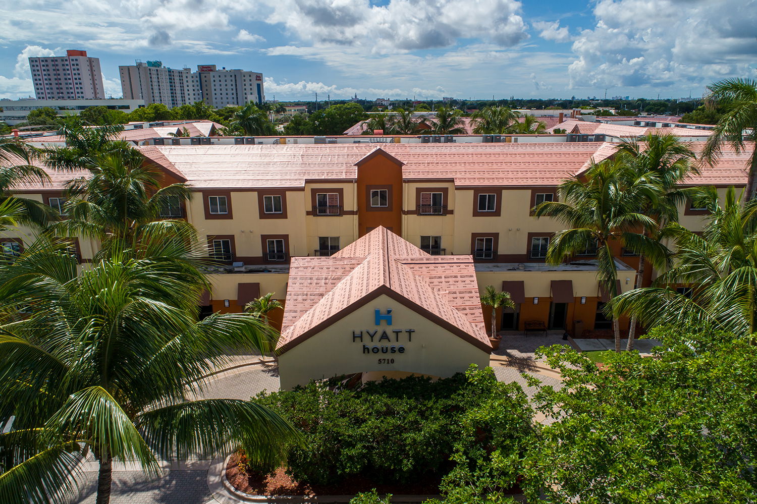Hyatt House Miami Airport Hotel Adorns Polystick® XFR as its new Roof Underlayment