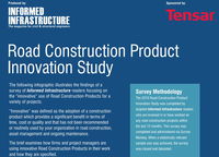 2019 Road Construction Product Innovation Study