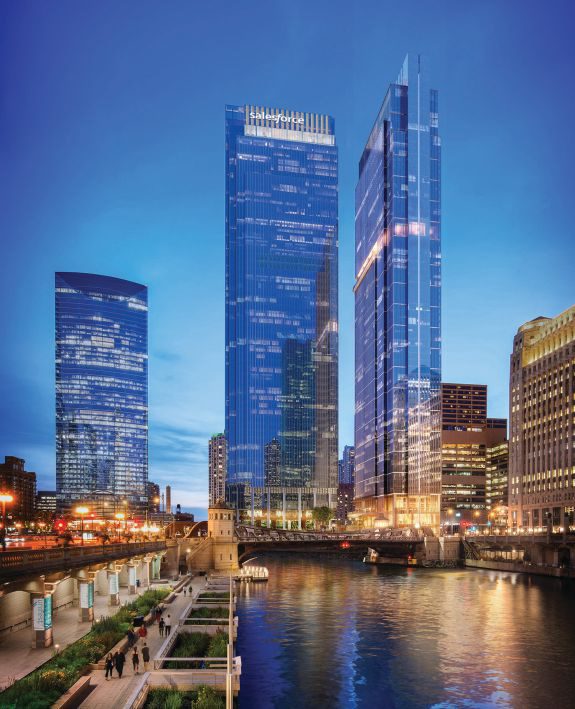 High-Strength Steel Takes Salesforce Tower Chicago to New Heights
