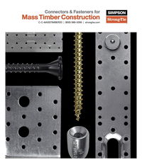 Simpson Strong-Tie Brings Concealed Beam Hanger to 2022 Mass Timber Conference with Historic Seismic Testing on Tap
