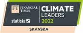 Skanska named an international leader in sustainability